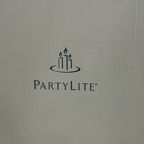 Partylite Mosaic Candle Holders Retired Amarreto Swirl Centerpiece - Picture 7 of 8